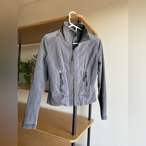 Anthropologie Tamsyn Jacket by Marrakech in Washed Black, Size S.